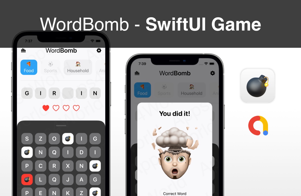 Word Bomb iOS app template
